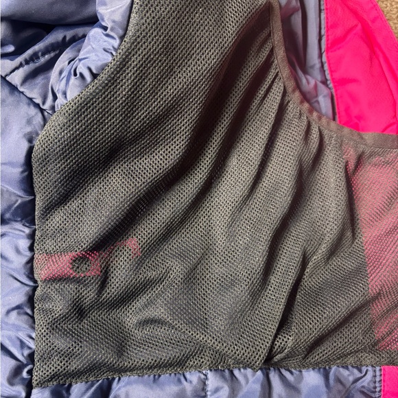 Spyder Size 16 Neon Pink Ski Jacket Puffer Coat Hooded - Picture 12 of 16